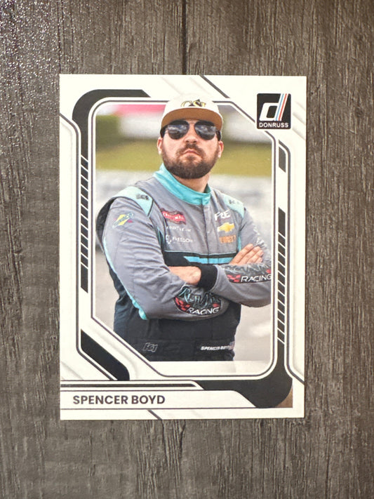 NASCAR - Spencer Boyd - 2026 Donruss Racing (base card)