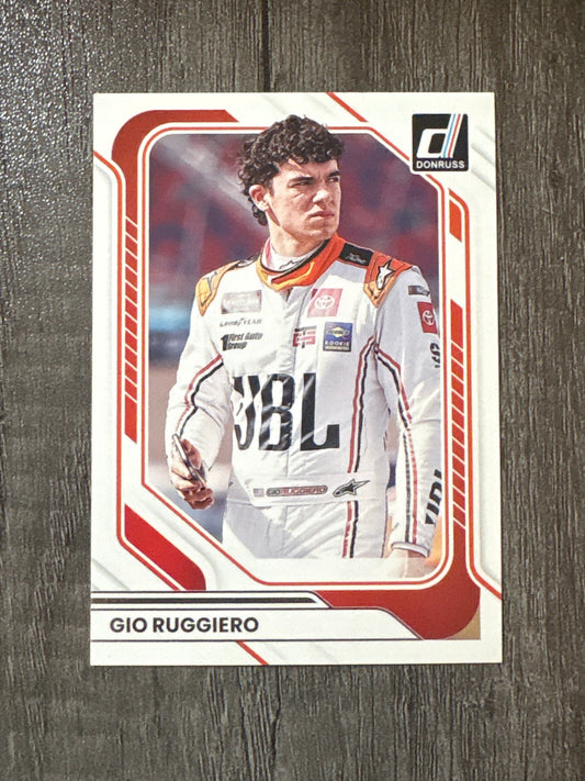 NASCAR - Gio Ruggiero - 2026 Donruss Racing (base card)
