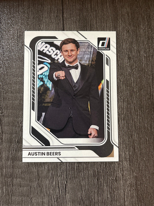 NASCAR - Austin Beers - 2026 Donruss Racing (base card)