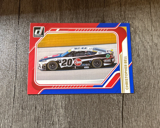 NASCAR - Christopher Bell - 2026 Donruss Racing (NASCAR Rides) Red & Blue Parallel