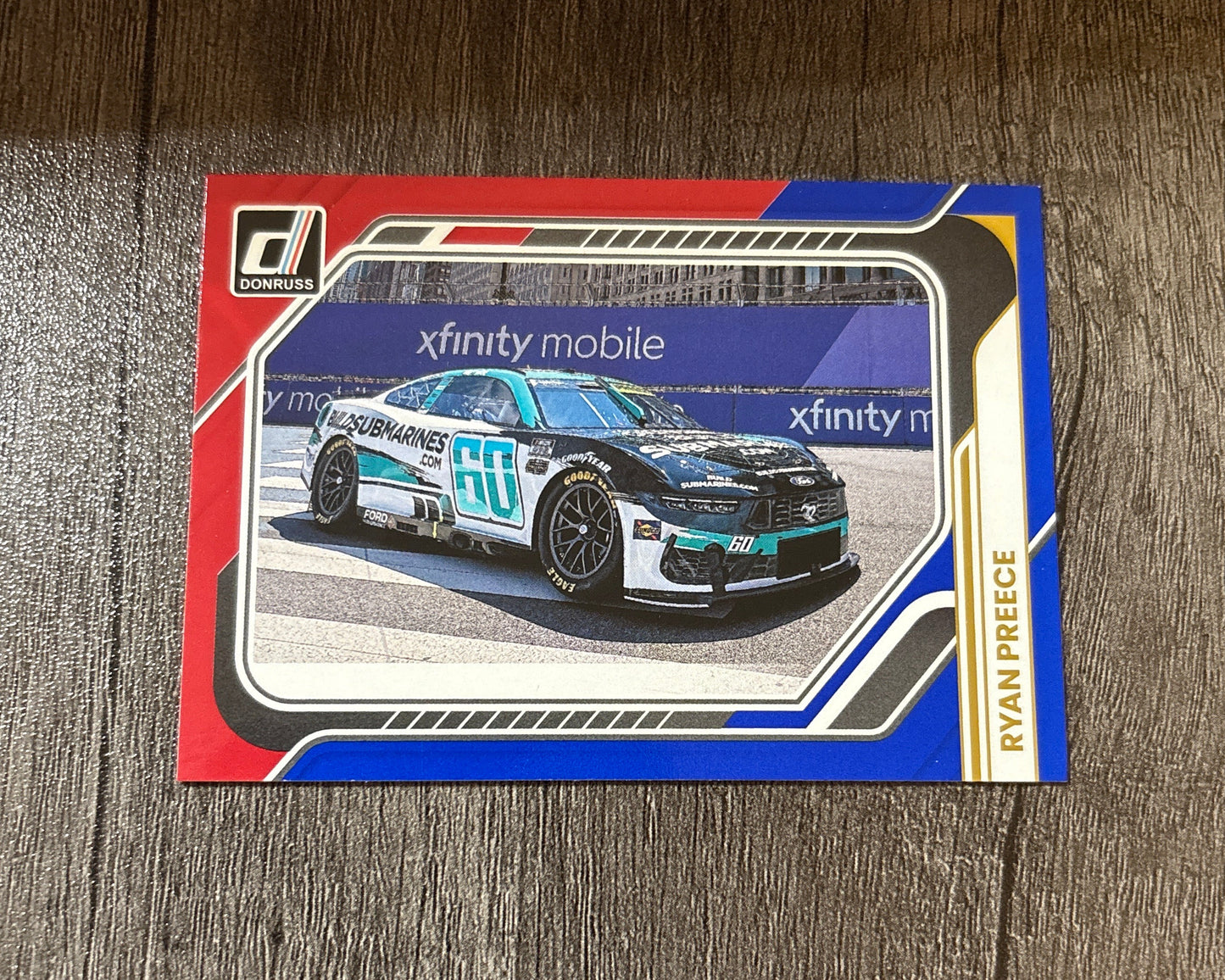 NASCAR - Ryan Preece - 2026 Donruss Racing (NASCAR Rides) Red & Blue Parallel