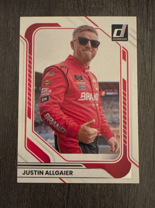 NASCAR - Justin Allgaier - 2026 Donruss Racing (base card)