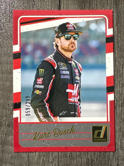 NASCAR - Kurt Busch - 2026 Donruss Racing (retro card) Red Parallel /299