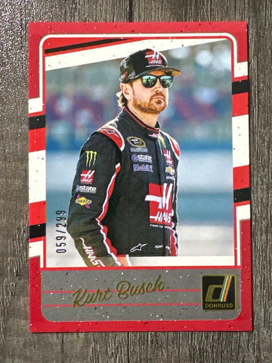 NASCAR - Kurt Busch - 2026 Donruss Racing (retro card) Red Parallel /299
