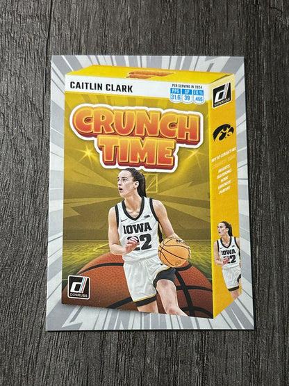 WNBA - Caitlin Clark - 2024 Panini Collection - Crunch Time Iowa Hawkeyes #SS-CT2 (RC) WNBA Indiana Fever