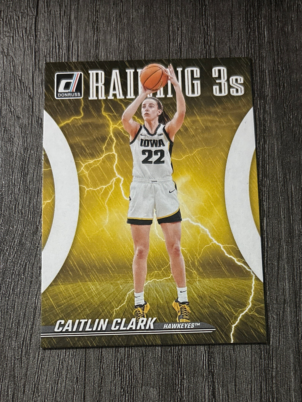 WNBA - Caitlin Clark #R1 - 2024 Panini Collection [Raining 3's] Iowa Hawkeyes (RC) WNBA Indiana Fever
