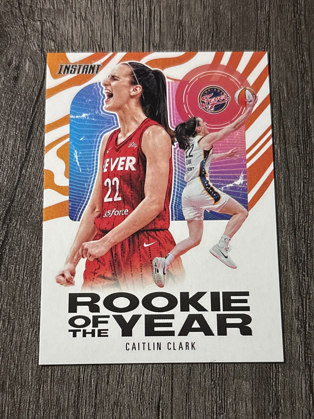 WNBA - Caitlin Clark #CCROY - 2024 Panini Instant [Rookie of the Year] Iowa Hawkeyes (RC) WNBA Indiana Fever
