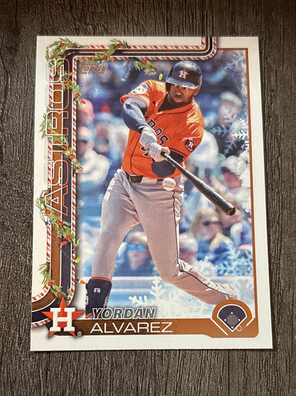 MLB - Yordan Alvarez - 2025 Topps Holiday - #H44 MLB Baseball Card [Houston Astros]