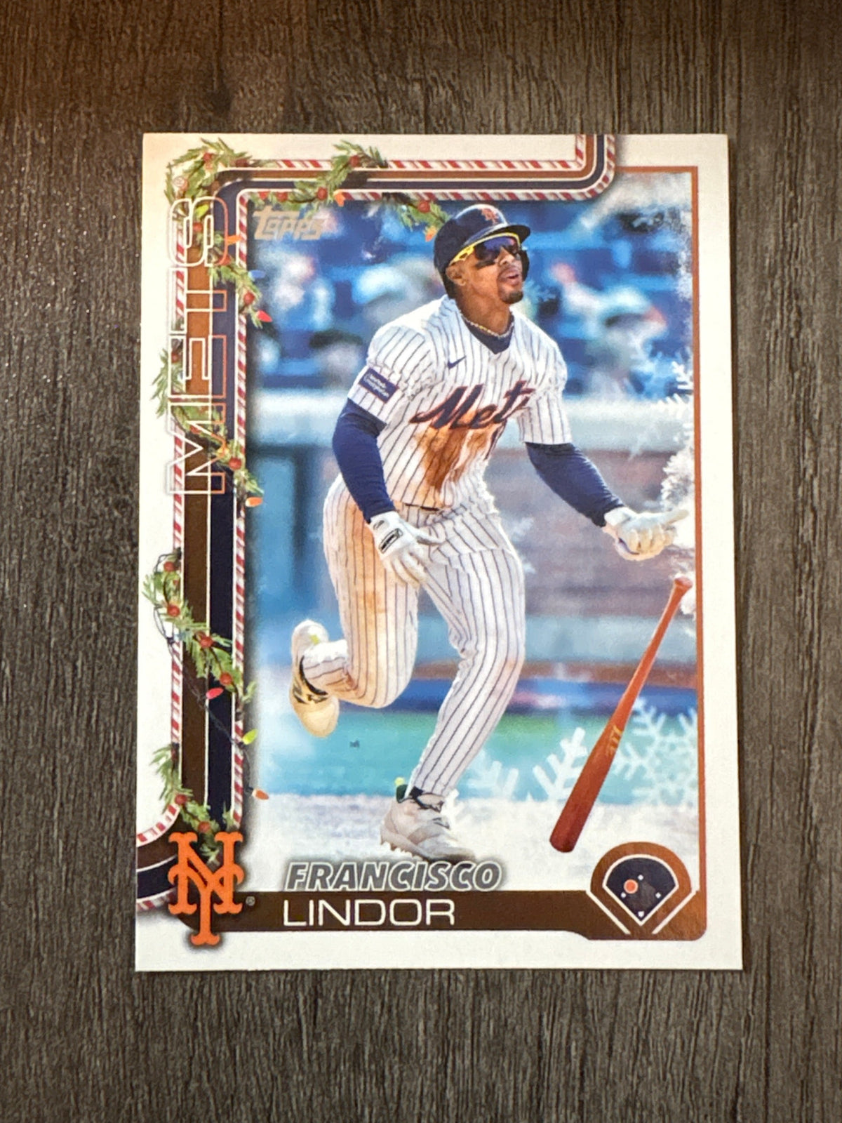 MLB - Francisco Lindor - 2025 Topps Holiday - #H171 MLB Baseball Card [New York Mets]