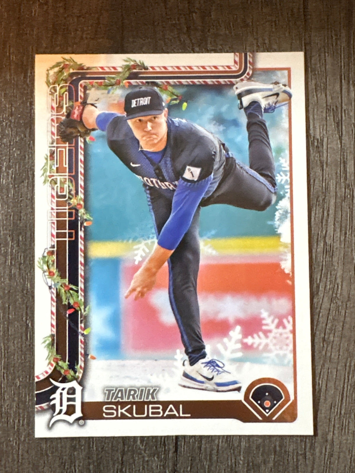 MLB - Tarik Skubal - 2025 Topps Holiday - #74 MLB Baseball Card [Detroit Tigers]