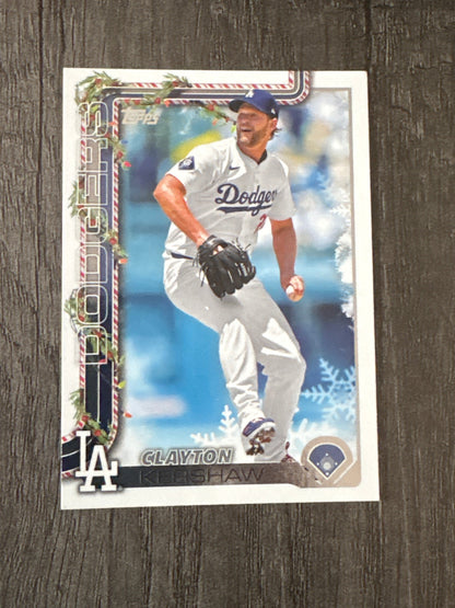 MLB - Clayton Kershaw - 2025 Topps Holiday - #H126 MLB Baseball Card [LA Dodgers]
