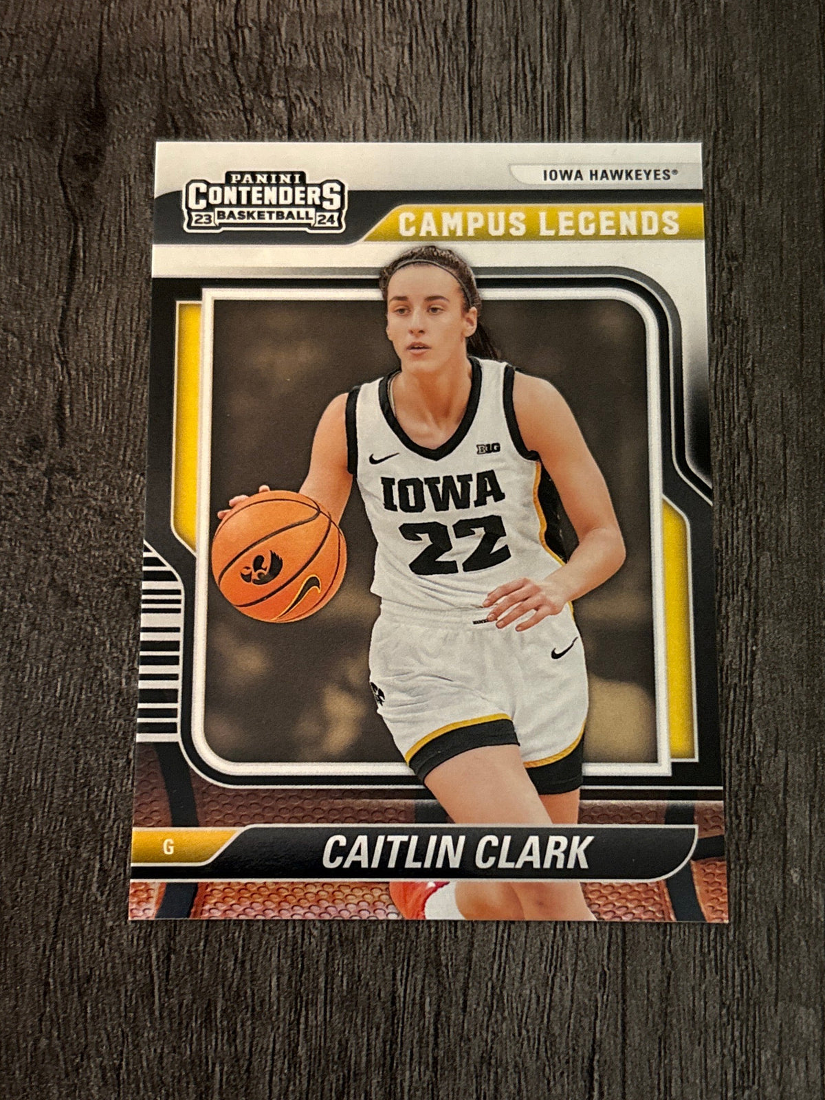 WNBA - Caitlin Clark #CL2 - 2024 Panini Collection [Campus Legends] Iowa Hawkeyes (RC) WNBA Indiana Fever