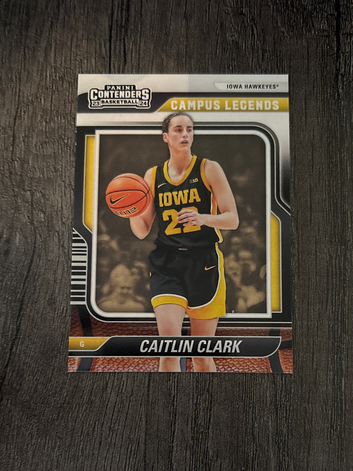 WNBA - Caitlin Clark #CL1 - 2024 Panini Collection [Campus Legends] Iowa Hawkeyes (RC) WNBA Indiana Fever