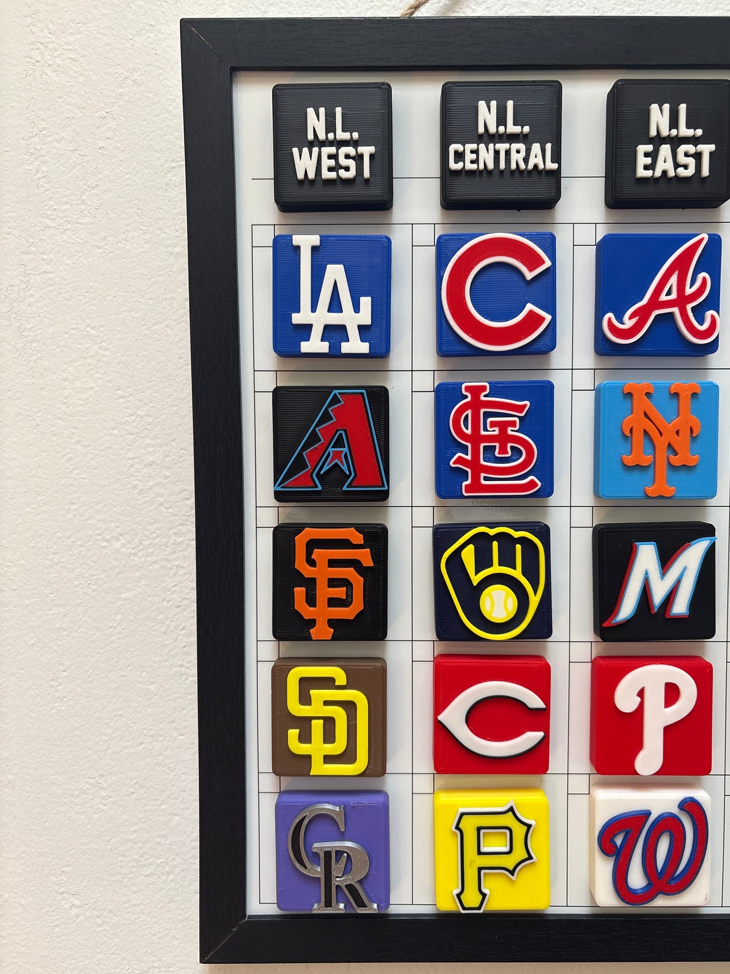MLB Magnetics Board Set - Complete 36 Magnet Set (All Teams)