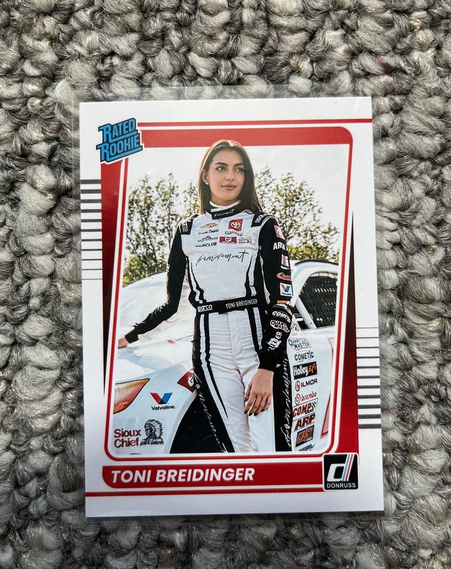 Toni Breidinger (RC) - 2022 Donruss Racing Rated ROOKIE card NASCAR