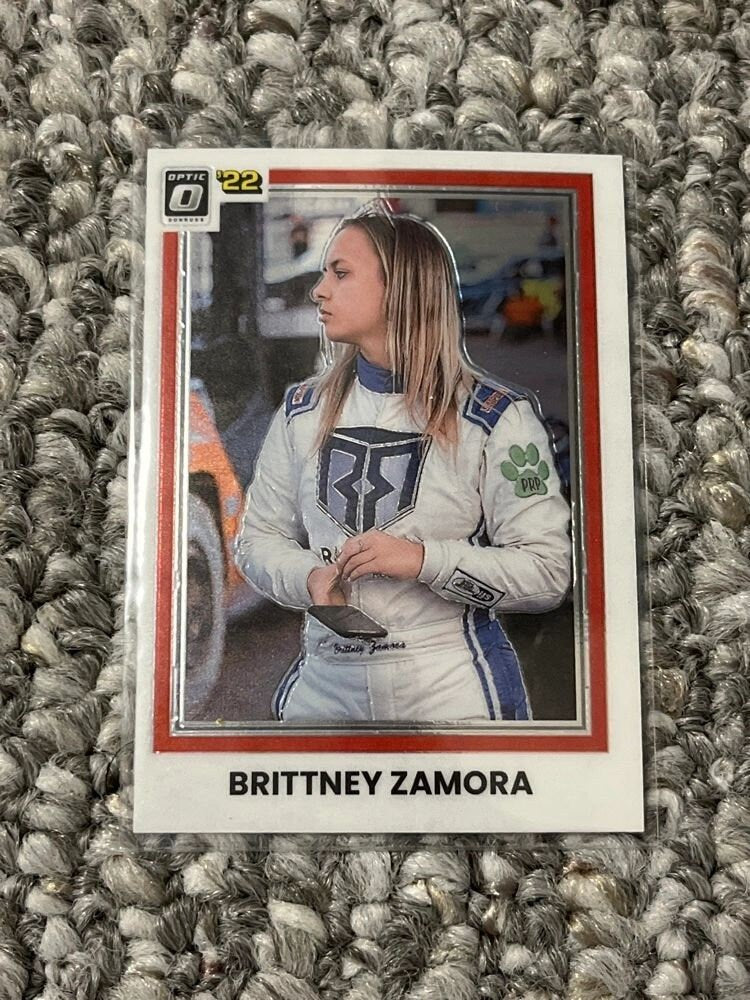 Brittney Zamora - 2022 Donruss Racing OPTIC Retro 1981 Throwback NASCAR