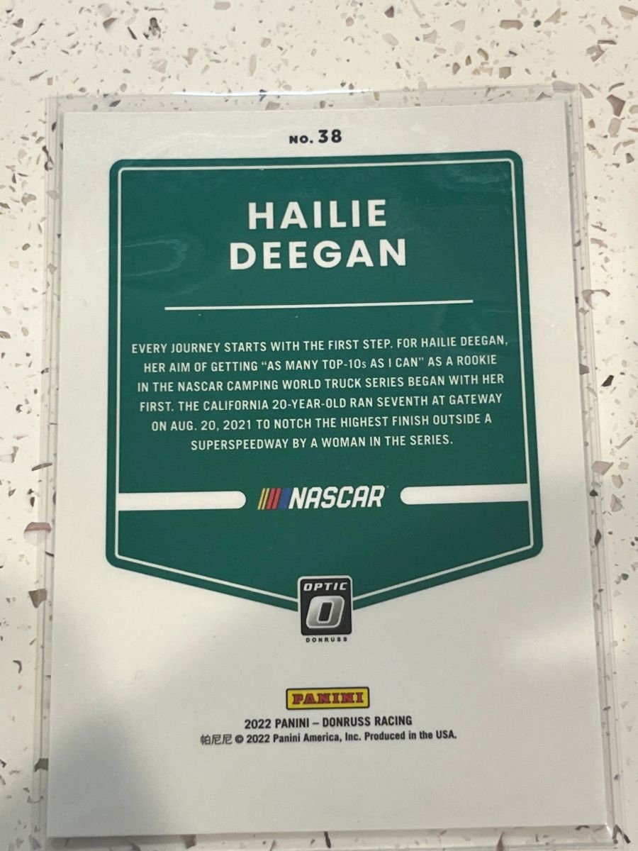 Hailie Deegan - 2022 Donruss Racing Optic #38 - Ford