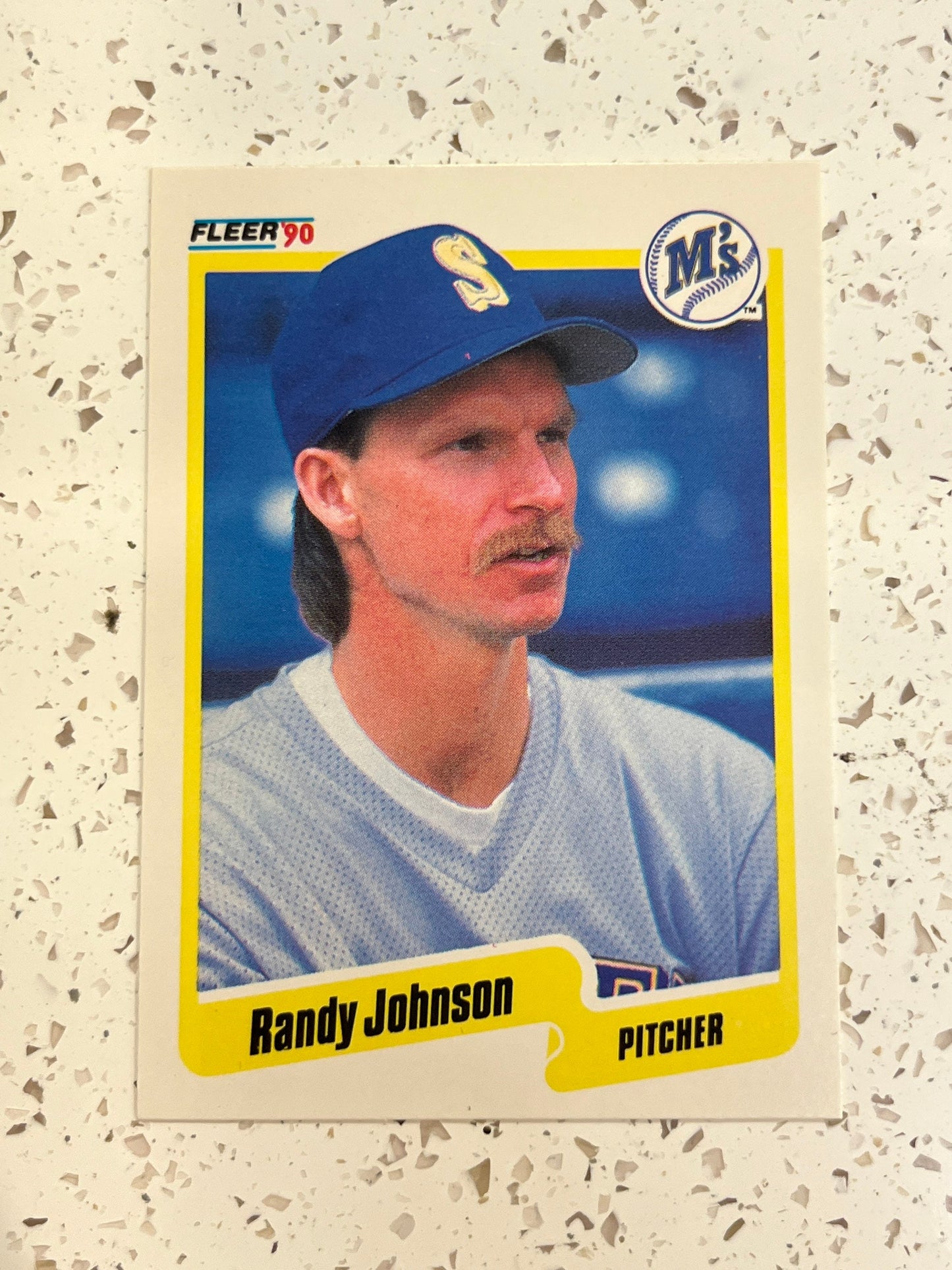 Randy Johnson - 1990 Fleer Card #518 Seattle Mariners HOF (Hall of Fame)