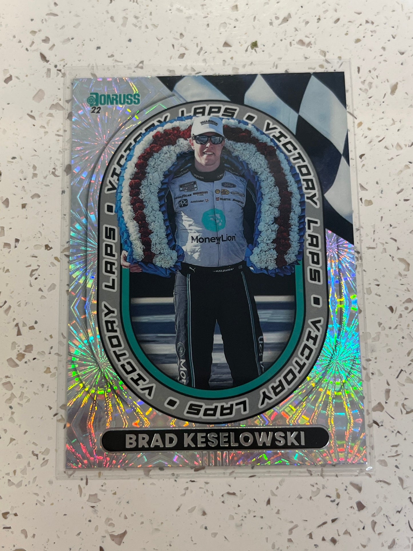 Brad Keselowski - 2022 Donruss Racing NASCAR - VICTORY LAPS insert card