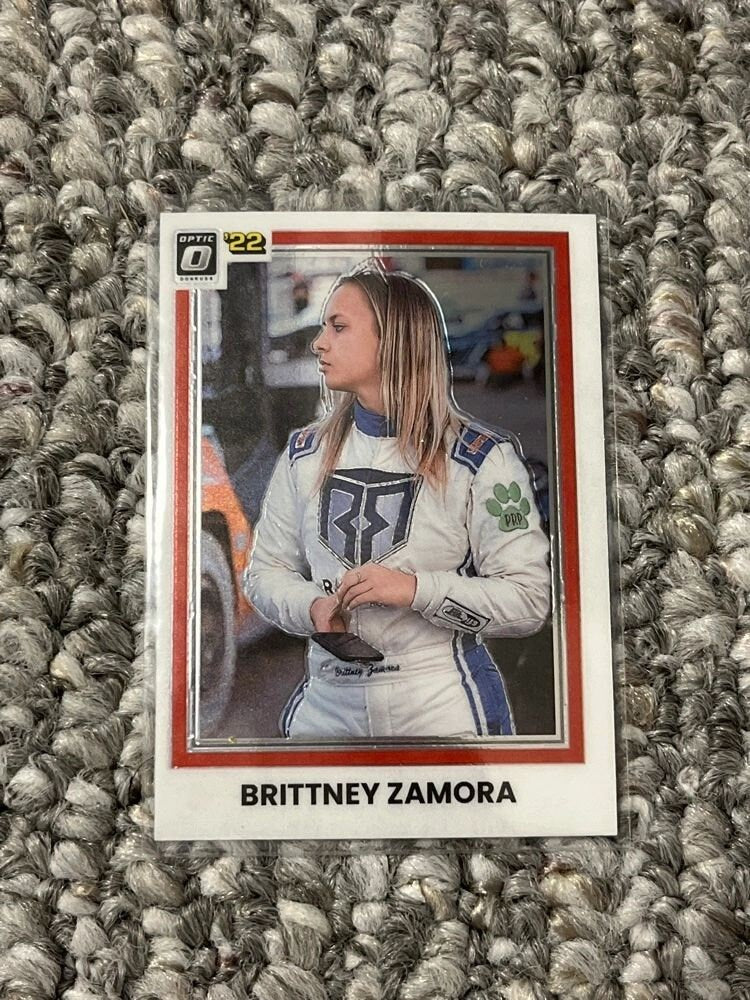 Brittney Zamora - 2022 Donruss Racing OPTIC Retro 1981 Throwback NASCAR