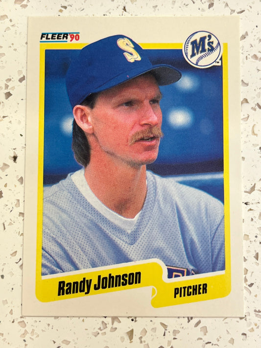 Randy Johnson - 1990 Fleer Card #518 Seattle Mariners HOF (Hall of Fame)