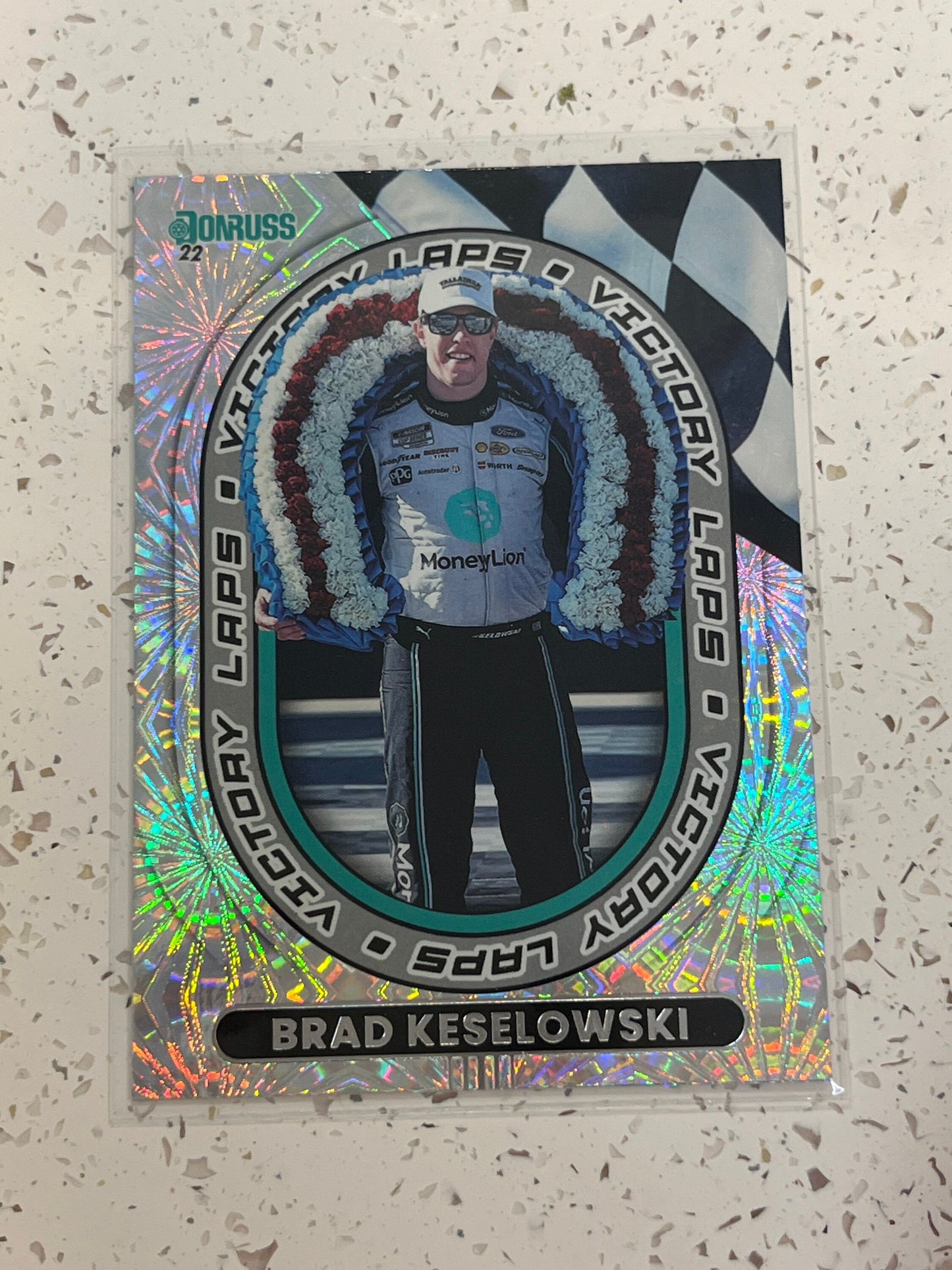 Brad Keselowski - 2022 Donruss Racing NASCAR - VICTORY LAPS insert card