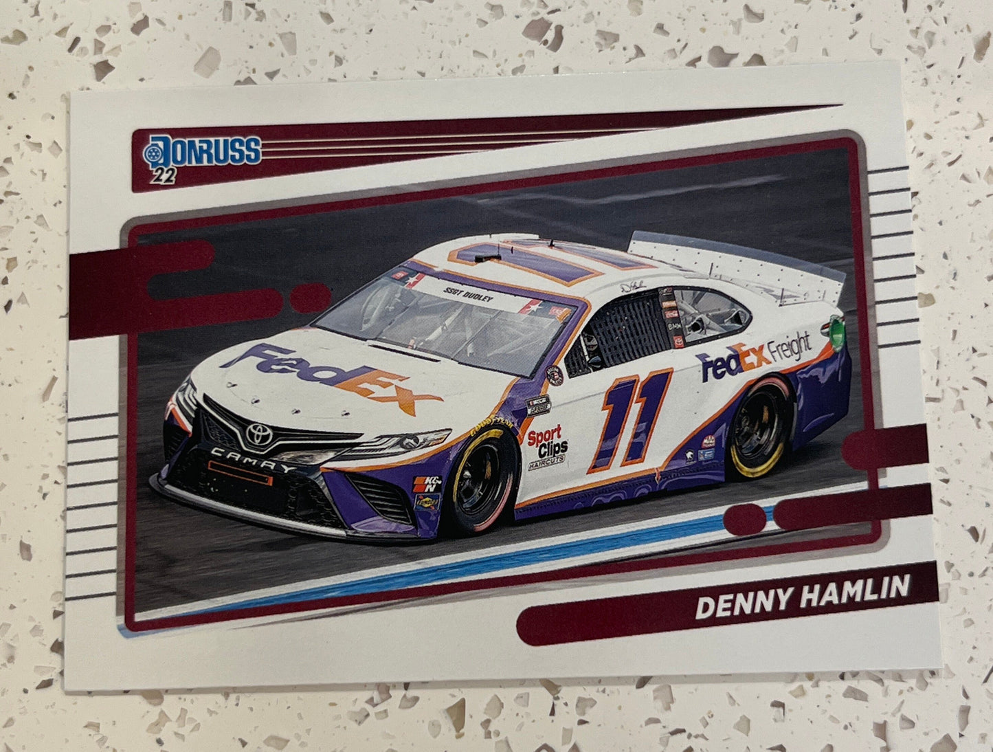 Denny Hamlin - 2022 Donruss Racing NASCAR base cars (car card)