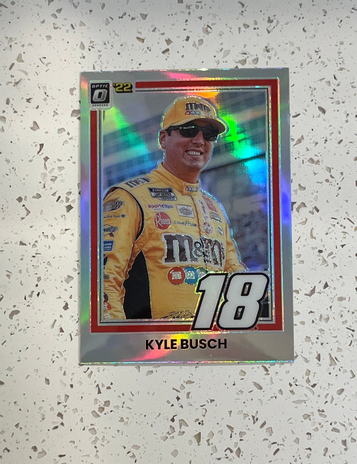 Kyle Busch - 2022 Donruss Racing ‘81 Retro Optic Parallel Holo Silver Prizm NASCAR