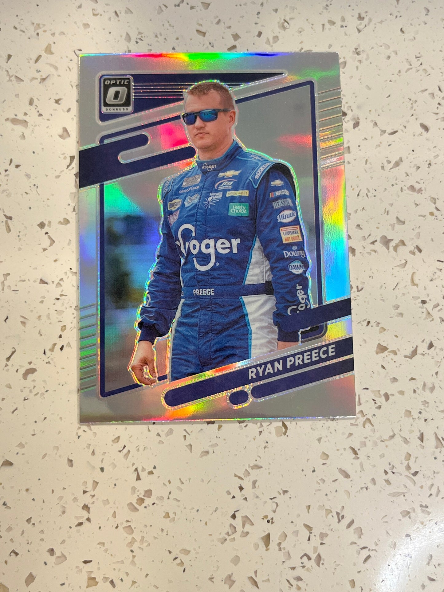 Ryan Preece - 2022 Donruss Racing NASCAR OPTIC PRIZM holo short print