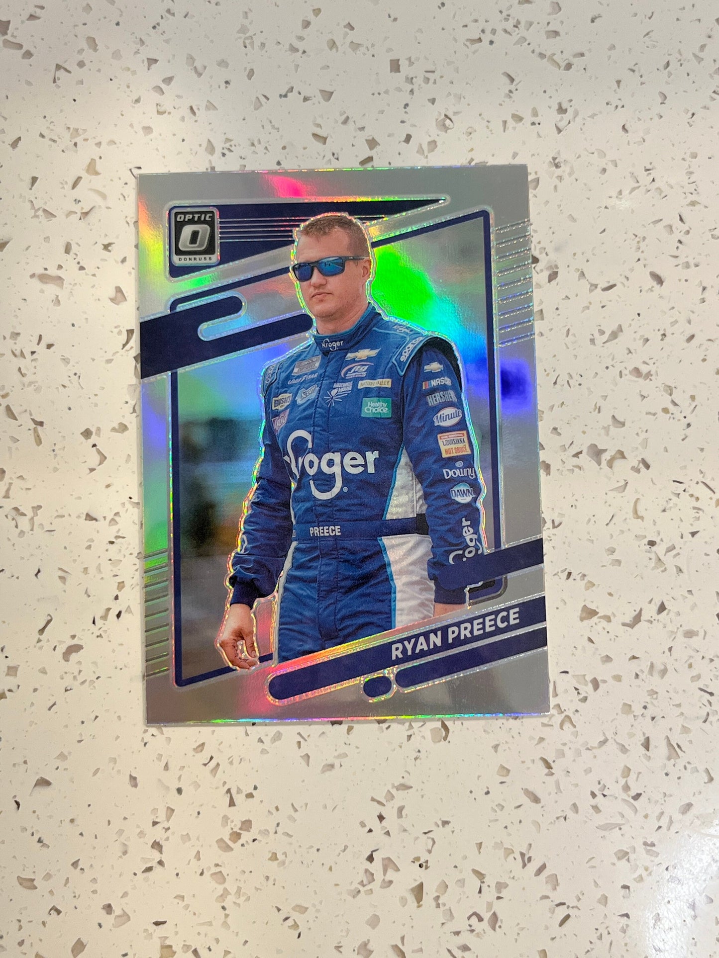 Ryan Preece - 2022 Donruss Racing NASCAR OPTIC PRIZM holo short print