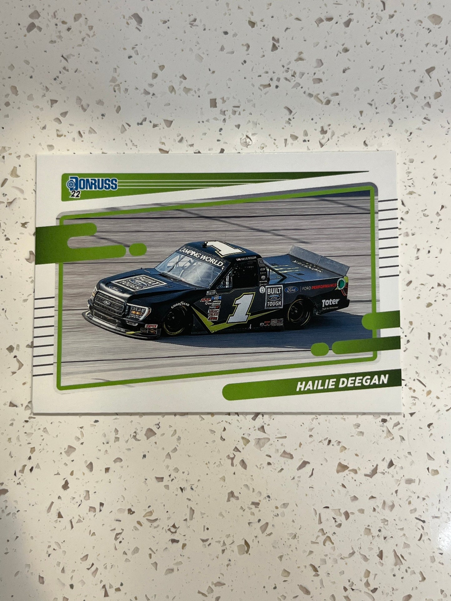 Hailie Deegan - 2022 Donruss Racing NASCAR base cars (car card)