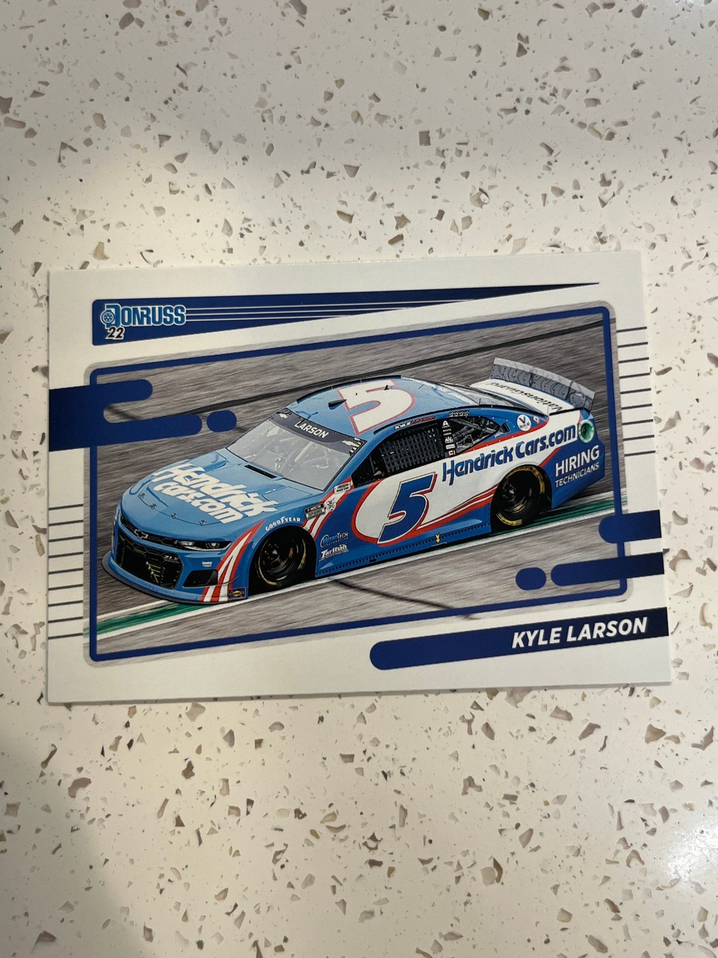 Kyle Larson - 2022 Donruss Racing NASCAR base cars (car card)