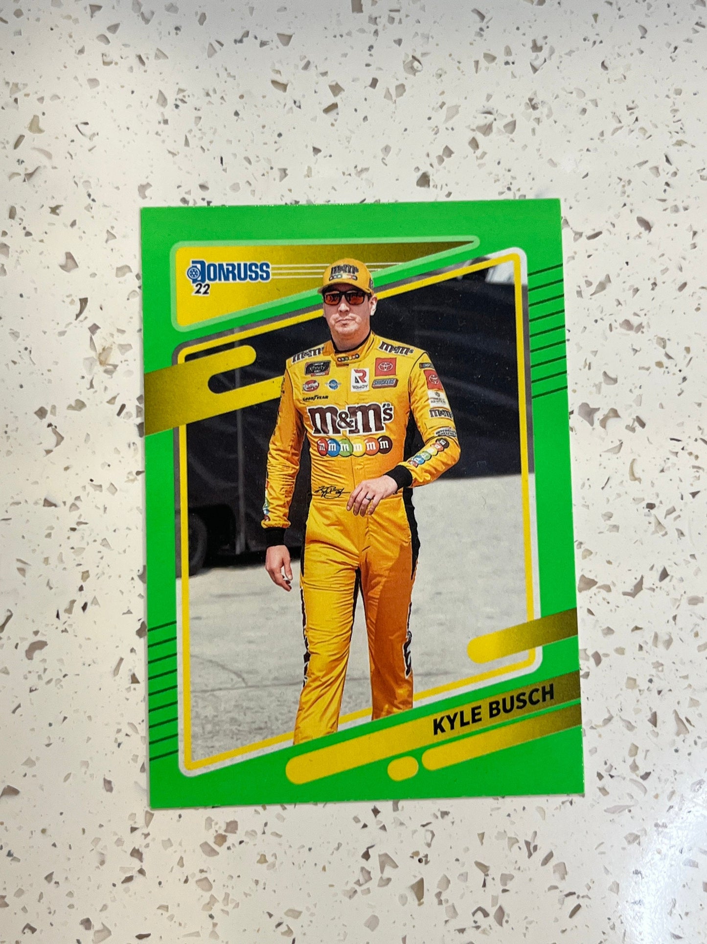 Kyle Busch - 2022 Donruss NASCAR Racing LIME GREEN card