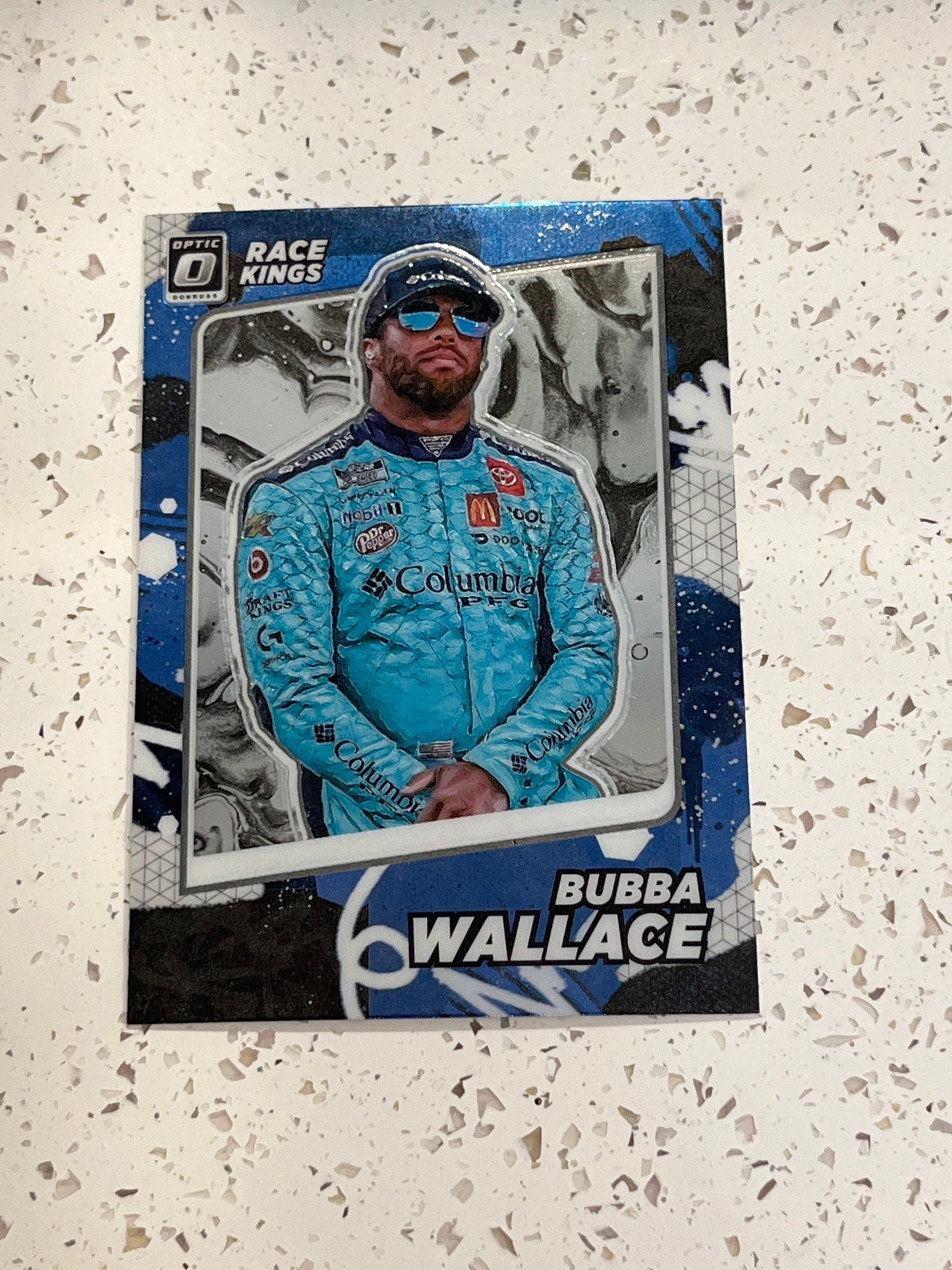 Bubba Wallace - 2022 Donruss Race Kings OPTIC Insert NASCAR 23XI #5