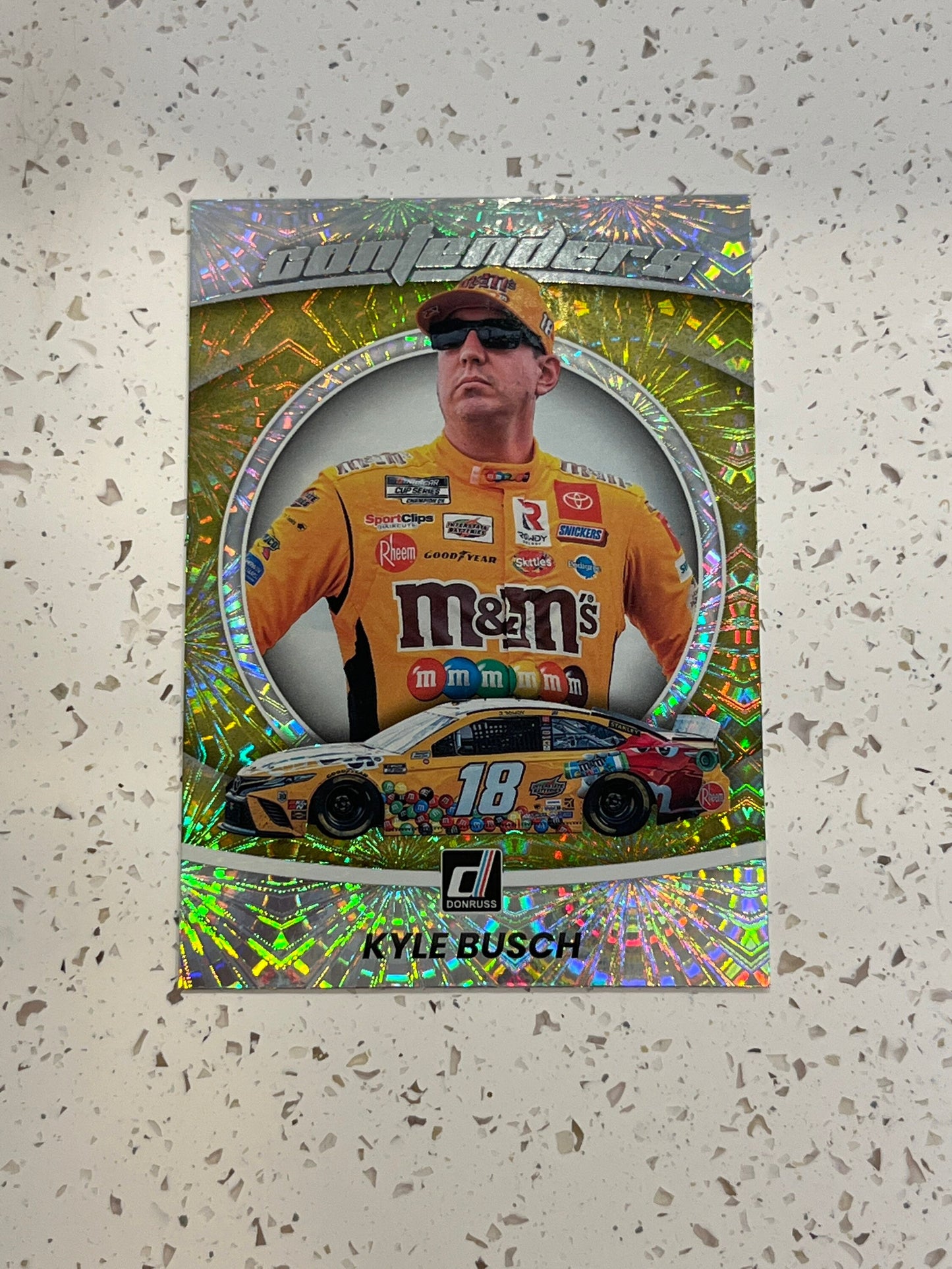 Kyle Busch - 2022 Donruss Racing NASCAR CONTENDERS Insert Card