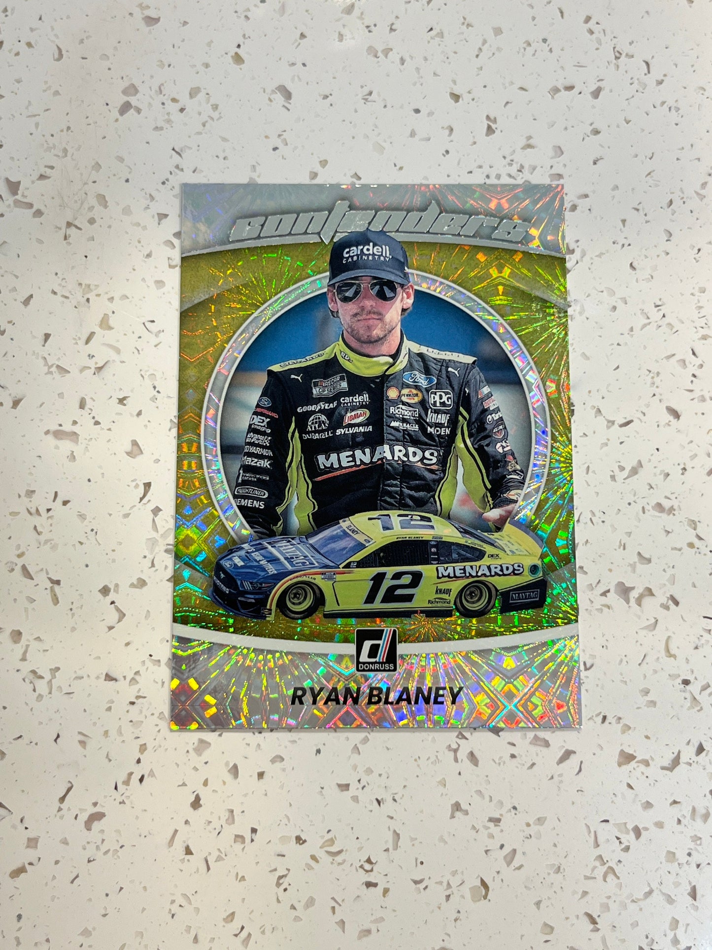 Ryan Blaney - 2022 Donruss Racing NASCAR CONTENDERS Insert Card