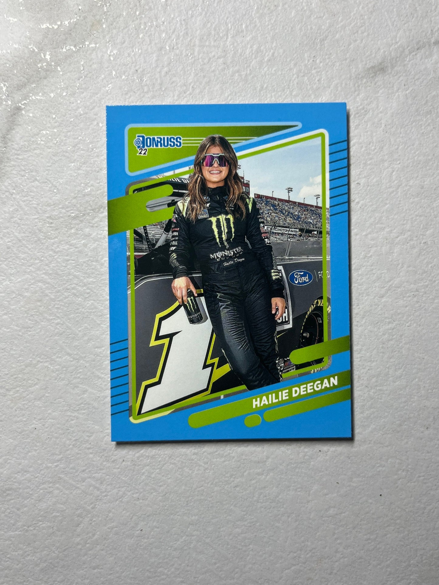 Hailie Deegan - 2022 Donruss Racing NASCAR Carolina Blue Parallel #85