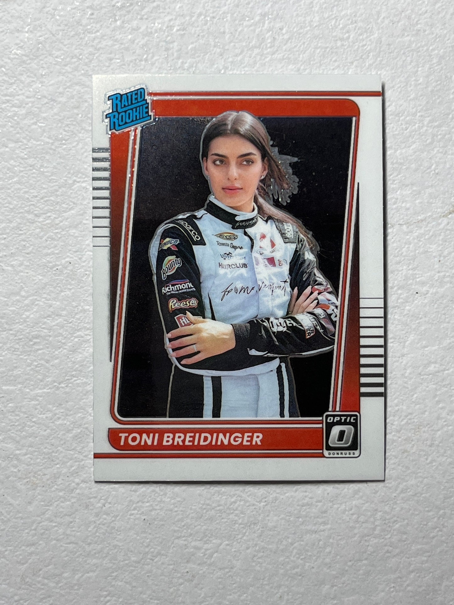 Toni Breidinger - 2022 Optic Donruss Racing NASCAR RATED ROOKIE card