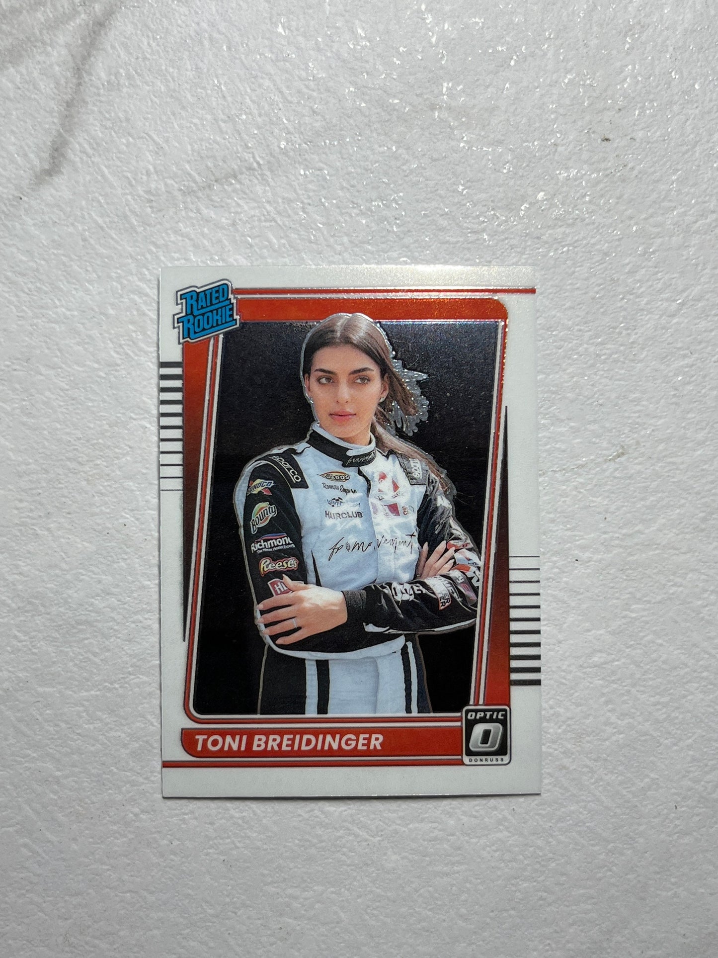 Toni Breidinger - 2022 Optic Donruss Racing NASCAR RATED ROOKIE card