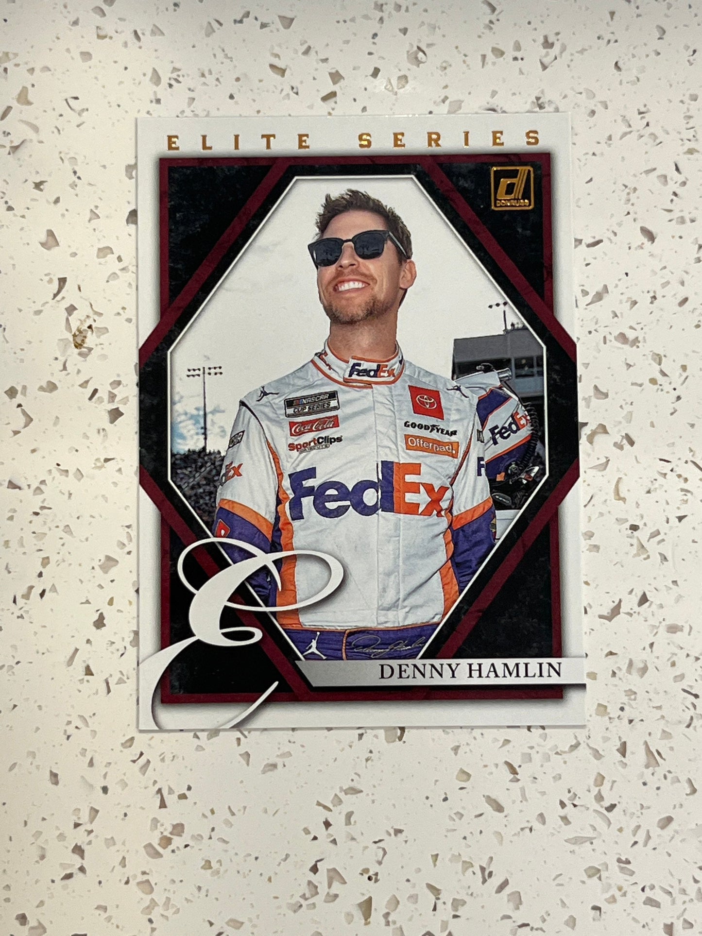 Denny Hamlin - 2022 Donruss Racing Elite Series Insert paper card NASCAR