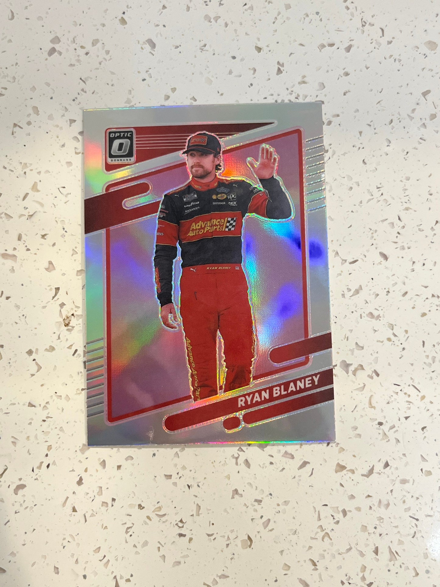 Ryan Blaney - 2022 Donruss Racing NASCAR OPTIC PRIZM rare short print