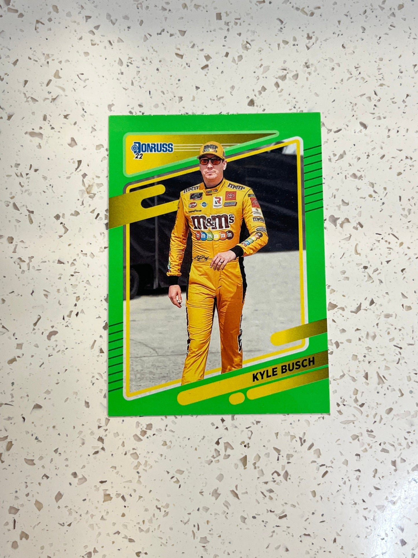 Kyle Busch - 2022 Donruss NASCAR Racing LIME GREEN card