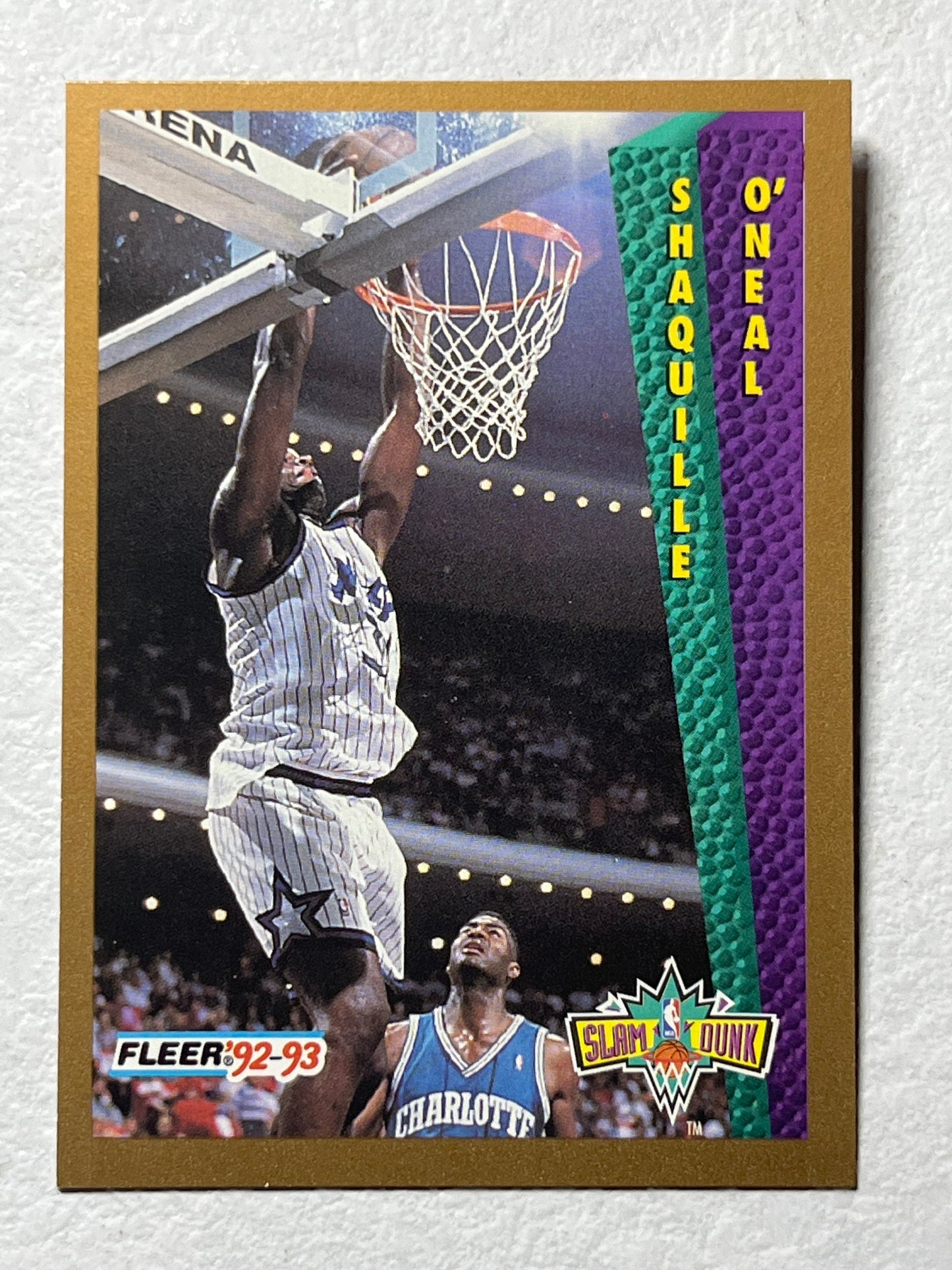 Shaquille O'Neal - 1992 Fleer Basketball ROOKIE Card #298 RC Orlando Magic NBA