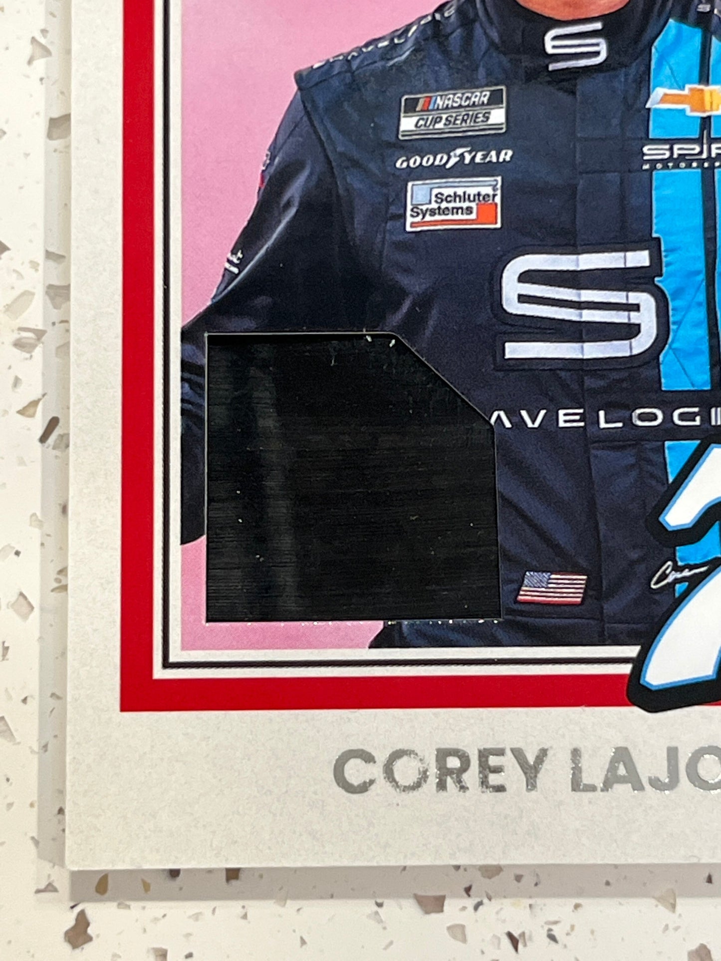 Corey Lajoie - 2022 Donruss Racing NASCAR (RETRO RELIC Card) Race Day Used Tire