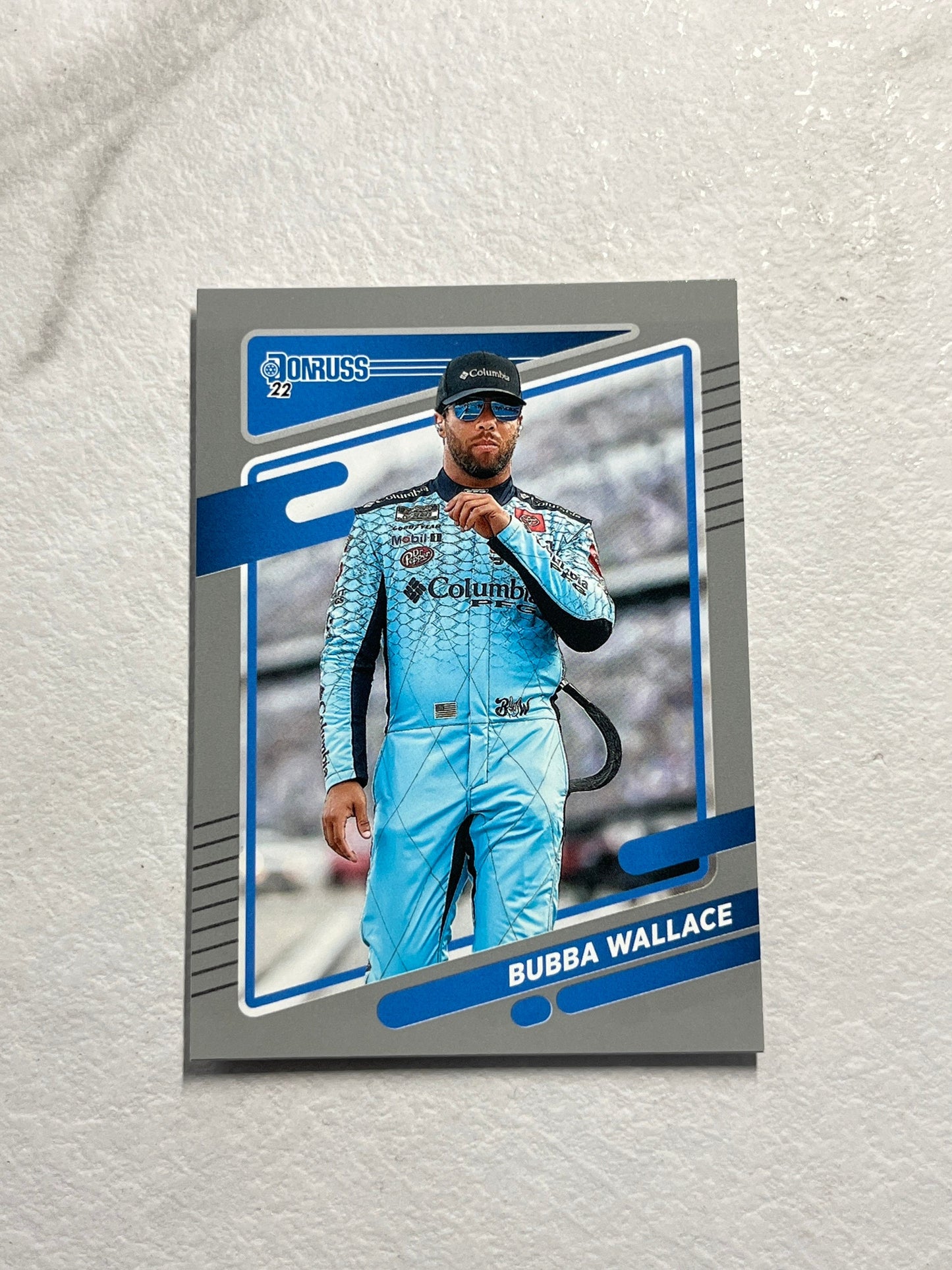 Bubba Wallace - 2022 Donruss Racing SILVER Parallel NASCAR racing card