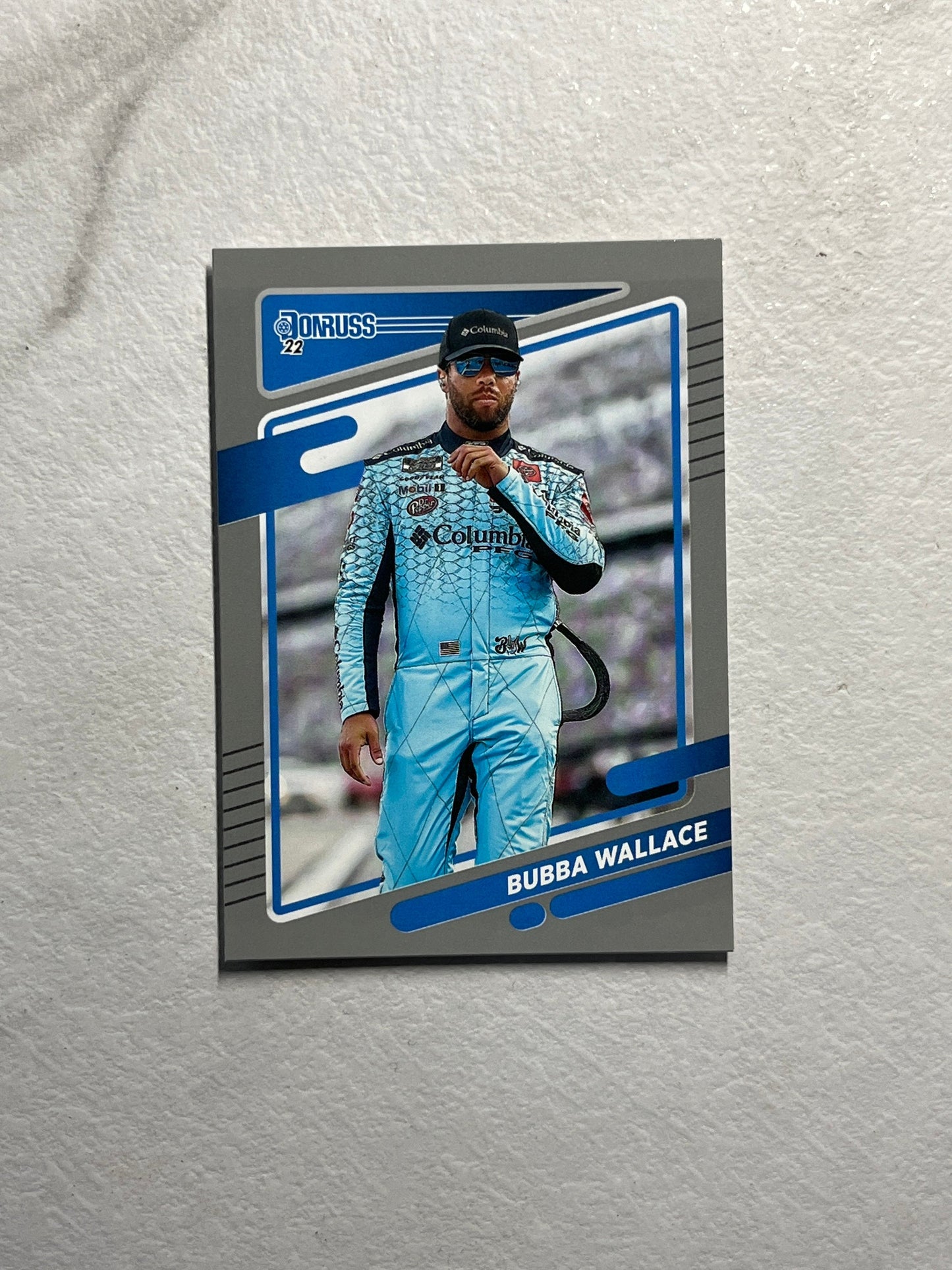 Bubba Wallace - 2022 Donruss Racing SILVER Parallel NASCAR racing card