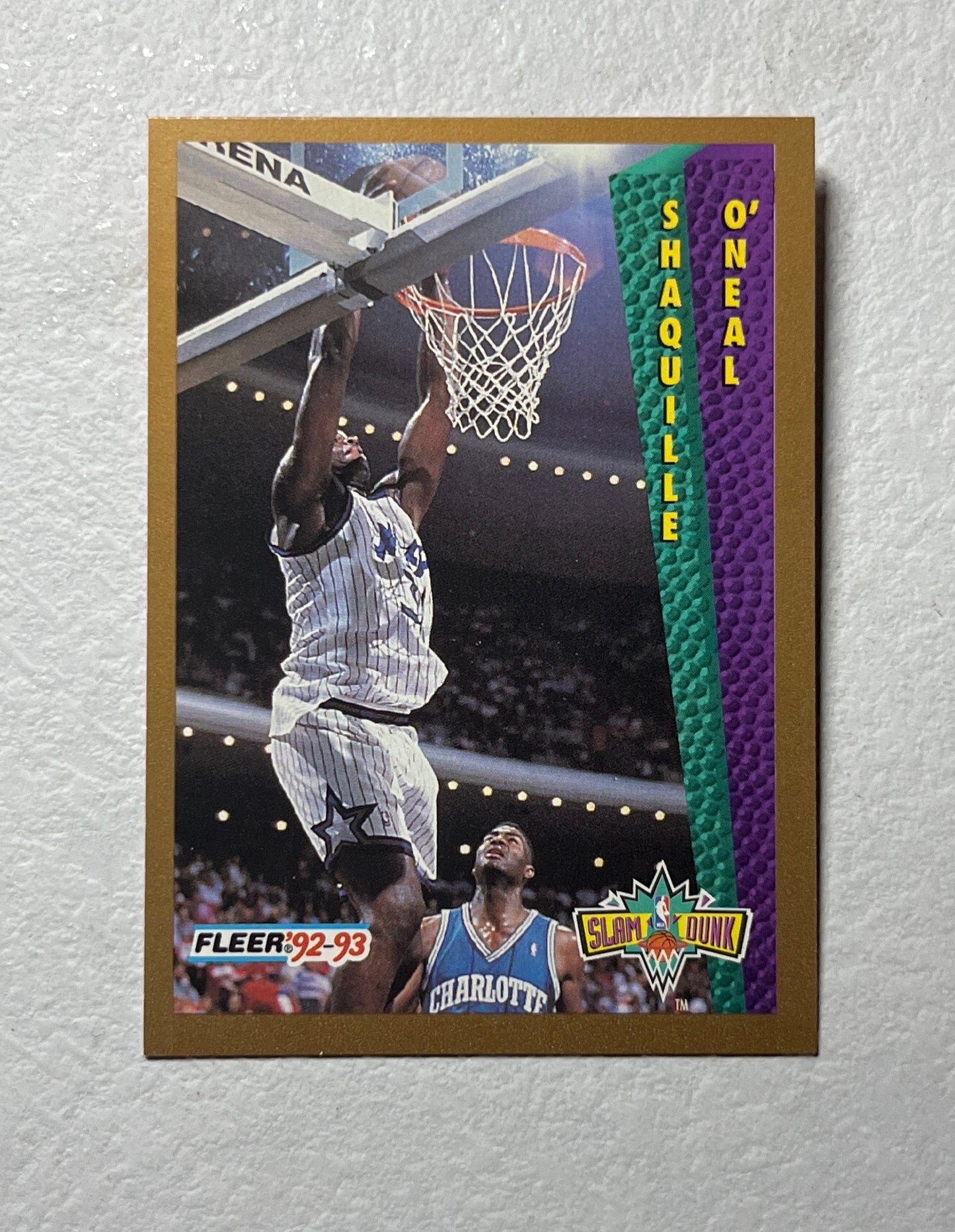 Shaquille O'Neal - 1992 Fleer Basketball ROOKIE Card #298 RC Orlando Magic NBA