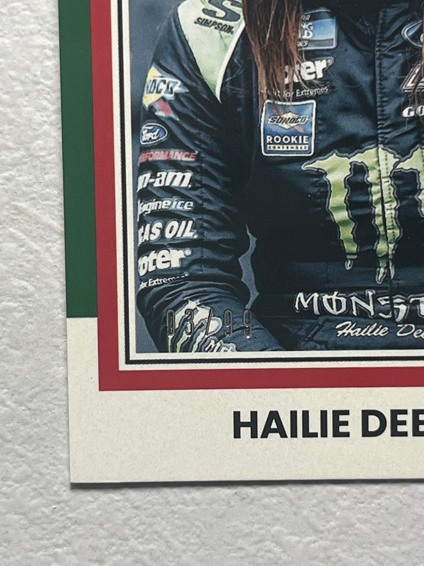 Hailie Deegan - 2022 Donruss Racing Retro 1981 GREEN PARALLEL # 3 of 99