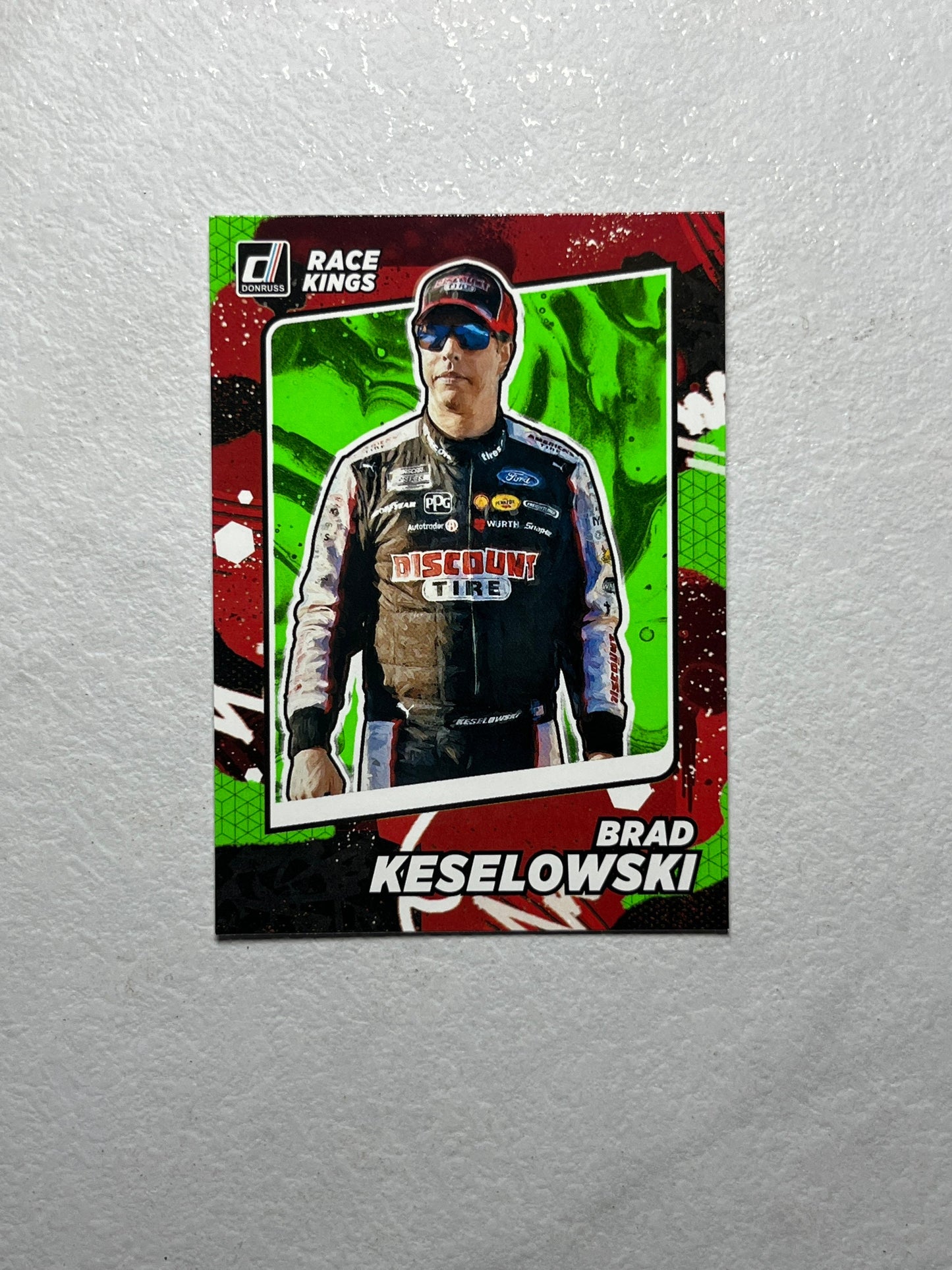 Brad Keselowski - 2022 Donruss Racing Race Kings Lime GREEN PARALLEL NASCAR