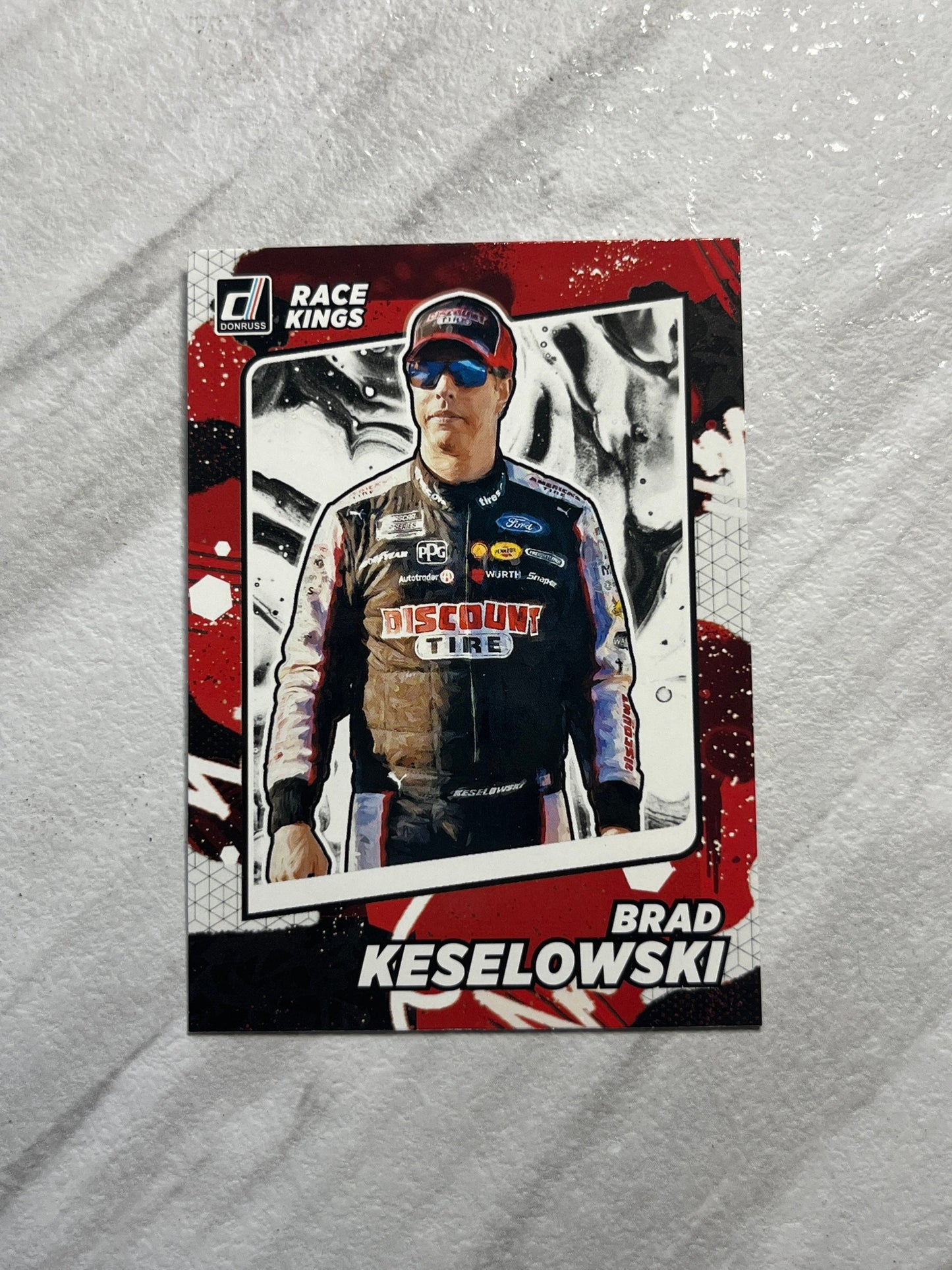 Brad Keselowski - 2022 Donruss Racing NASCAR Race Kings insert card